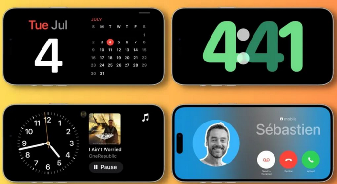滁州苹果手机维修分享iOS17横屏充电待机显示有什么好处 