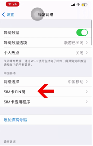 滁州苹果14维修网分享如何给iPhone14的SIM卡设置密码 