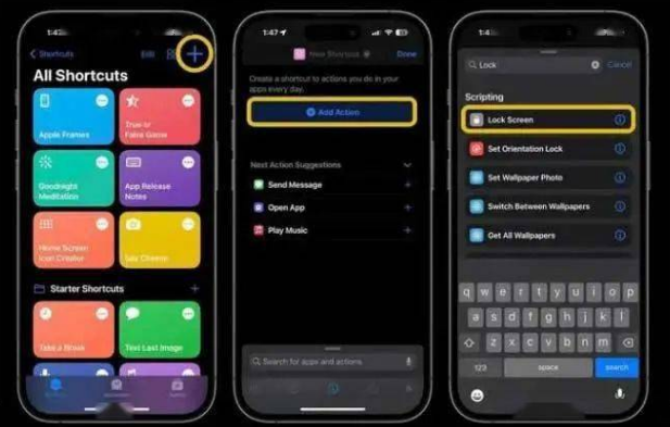 滁州苹果14锁屏维修店分享iPhone14升级iOS16.4后如何创建锁屏快捷方式 