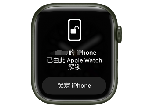 滁州苹果手机维修分享用 AppleWatch 解锁配备面容 ID 的 iPhone方法 