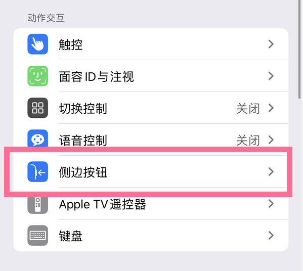 滁州苹果14维修店分享iPhone14 Plus侧键双击下载功能关闭方法 