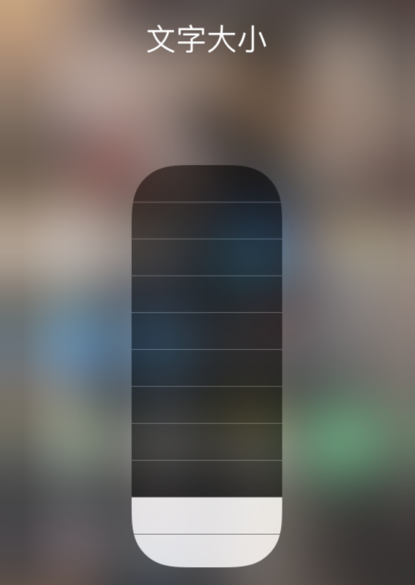 滁州苹果手机维修分享小技巧：在 iPhone 控制中心快速调节字体大小 